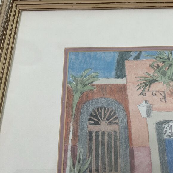 William Buffett - Signed-Tropical Scene-Framed - Picture 4 of 14